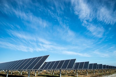 ferme panneaux solaires